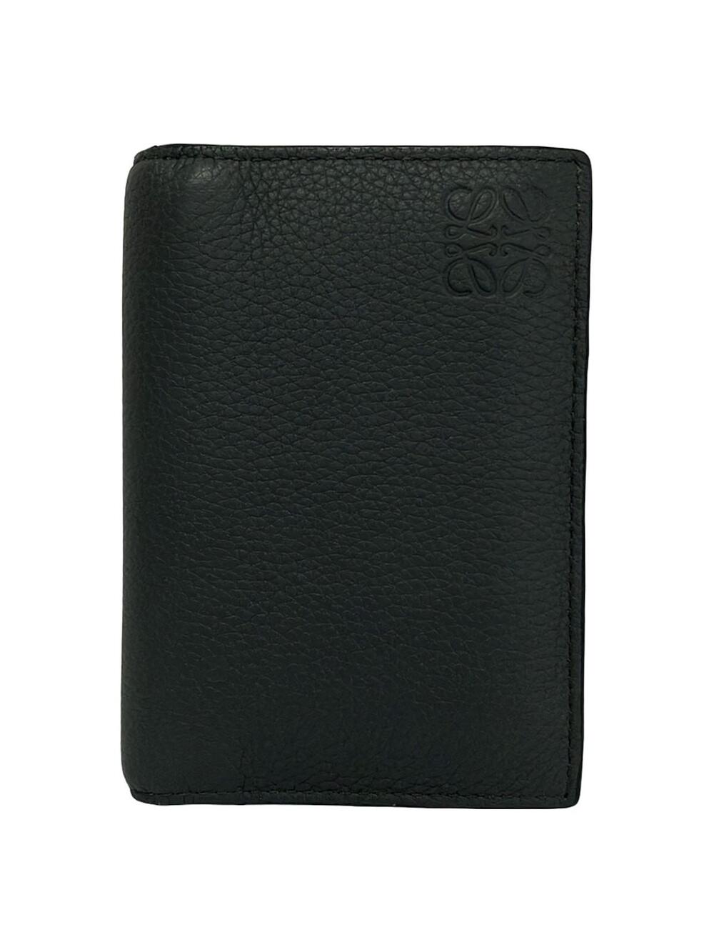 Loewe Dark Gray Leather Card Case #358427L56B